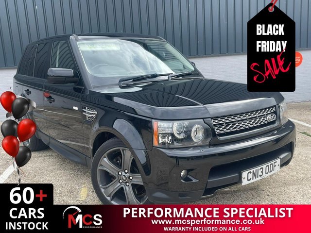 2013 13 LAND ROVER RANGE ROVER SPORT 3.0 SD V6 HSE Black SUV 5dr Diesel Auto 4WD Euro 5 (255 bhp) BLACK FRIDAY PRICING NOW LIVE!