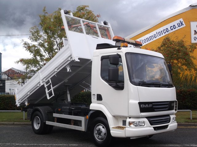 2008 58 Daf 45 Series  FA 45.160 E4 [ 3 Way ] Tipper+PTO Underbody Compressor Low mileage Free UK Delivery 