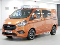 USED 2022 22 FORD TRANSIT CUSTOM 320 2.0 EBL 185 BHP SWB SPORT CREWCAB 5 SEATER ( NO VAT ! ) FACTORY SAT NAV | TAILGATE  | NO VAT !