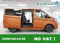 USED 2022 22 FORD TRANSIT CUSTOM 320 2.0 EBL 185 BHP SWB SPORT CREWCAB 5 SEATER ( NO VAT ! ) FACTORY SAT NAV | TAILGATE  | NO VAT !