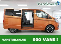 USED 2022 22 FORD TRANSIT CUSTOM 320 2.0 EBL 185 BHP SWB SPORT CREWCAB 5 SEATER ( NO VAT ! ) FACTORY SAT NAV | TAILGATE  | NO VAT !
