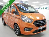 USED 2022 22 FORD TRANSIT CUSTOM 320 2.0 EBL 185 BHP SWB SPORT CREWCAB 5 SEATER ( NO VAT ! ) FACTORY SAT NAV | TAILGATE  | NO VAT !