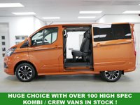USED 2022 22 FORD TRANSIT CUSTOM 320 2.0 EBL 185 BHP SWB SPORT CREWCAB 5 SEATER ( NO VAT ! ) FACTORY SAT NAV | TAILGATE  | NO VAT !
