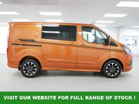 USED 2022 22 FORD TRANSIT CUSTOM 320 2.0 EBL 185 BHP SWB SPORT CREWCAB 5 SEATER ( NO VAT ! ) FACTORY SAT NAV | TAILGATE  | NO VAT !