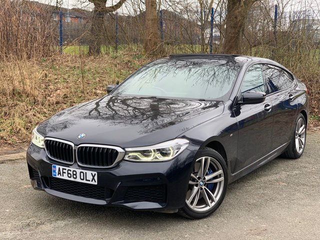 2018 68 BMW 6 SERIES GRAN TURISMO 3.0 630d M Sport GT 5dr Diesel Auto Euro 6 (s/s) (265 ps)+1 FORMER KEEPER+2 KEYS+FSH+PANORAMIC SUNROOF+LEATHER HEATED SEATS 2 KEYS+FSH+1 FORMER KEEPER+NAV+FULL LEATHER HEATED SEATS+PRIVACY+PANORAMIC SUNROOF+MEDIA+ALLOYS+AIRCON+CRUISE+CLIMATE+PARKING SENSORS+HPI CLEAR