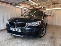 USED 2018 68 BMW 6 SERIES GRAN TURISMO 3.0 630d M Sport GT 5dr Diesel Auto Euro 6 (s/s) (265 ps)+1 FORMER KEEPER+2 KEYS+FSH+PANORAMIC SUNROOF+LEATHER HEATED SEATS 2 KEYS+FSH+1 FORMER KEEPER+NAV+FULL LEATHER HEATED SEATS+PRIVACY+PANORAMIC SUNROOF+MEDIA+ALLOYS+AIRCON+CRUISE+CLIMATE+PARKING SENSORS+HPI CLEAR