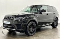 USED 2018 68 LAND ROVER RANGE ROVER SPORT 3.0 SD V6 HSE SUV 5dr Diesel Auto 4WD Euro 6 (s/s) (306 ps) Striking Santorini Black Metallic, Premium Ebony Leather, Panoramic Glass Roof, 4 Zone Climate Control