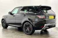 USED 2018 68 LAND ROVER RANGE ROVER SPORT 3.0 SD V6 HSE SUV 5dr Diesel Auto 4WD Euro 6 (s/s) (306 ps) Striking Santorini Black Metallic, Premium Ebony Leather, Panoramic Glass Roof, 4 Zone Climate Control