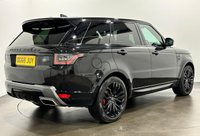 USED 2018 68 LAND ROVER RANGE ROVER SPORT 3.0 SD V6 HSE SUV 5dr Diesel Auto 4WD Euro 6 (s/s) (306 ps) Striking Santorini Black Metallic, Premium Ebony Leather, Panoramic Glass Roof, 4 Zone Climate Control