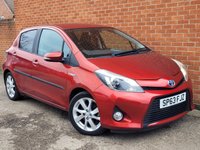 USED 2013 63 TOYOTA YARIS 1.5 VVT-h T Spirit Hatchback 5dr Petrol Hybrid CVT Euro 5 (101 ps) SAT NAV - REAR CAMERA - 1 OWNER - HYBRID - &pound;0 ROAD TAX