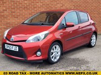 USED 2013 63 TOYOTA YARIS 1.5 VVT-h T Spirit Hatchback 5dr Petrol Hybrid CVT Euro 5 (101 ps) SAT NAV - REAR CAMERA - 1 OWNER - HYBRID - &pound;0 ROAD TAX