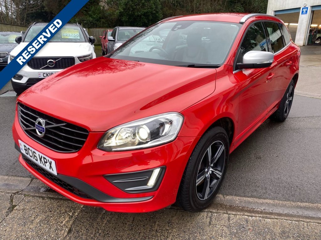 USED 2016 16 VOLVO XC60 2.0 D4 R-Design Lux Nav SUV 5dr Diesel Auto Euro 6 (s/s) (190 ps) DAB KEYLESS NAVIGATION