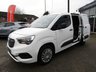 USED 2020 20 VAUXHALL COMBO 1.6 Turbo D 2300 Sportive Panel Van 4dr Diesel Manual L1 H1 Euro 6 (s/s) (100 ps) Finished in JADE WHITE with PLYLINED REAR. Very Clean 1 Owner van. This practical small van has a one-tonne payload and the cabin is airy, comfortable and modern. Features include Fixed full height Bulk Head, 3 SEATS, Ply Lined, Rear Park Sensors, Apple Play, DAB Radio, B/Tooth, Cruise Control and more. Dealer Serviced at 25206 miles, 48709 miles, 74262 miles and on arrival at 80426 miles.