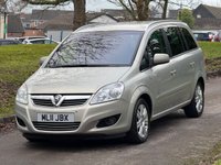 USED 2011 11 VAUXHALL ZAFIRA 1.7 CDTi ecoFLEX Elite MPV 5dr Diesel Manual Euro 5 (110 ps) 