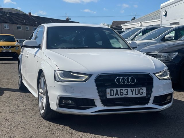 2013 63 AUDI A4 2.0 TDI S line Saloon 4dr Diesel Manual quattro Euro 5 (s/s) (177 ps) 