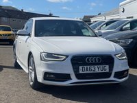 USED 2013 63 AUDI A4 2.0 TDI S line Saloon 4dr Diesel Manual quattro Euro 5 (s/s) (177 ps) 
