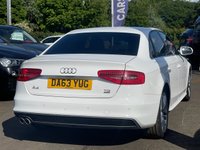 USED 2013 63 AUDI A4 2.0 TDI S line Saloon 4dr Diesel Manual quattro Euro 5 (s/s) (177 ps) 