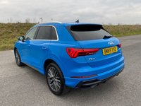 USED 2019 69 AUDI Q3 2.0 TFSI 40 S line SUV 5dr Petrol S Tronic quattro Euro 6 (s/s) (190 ps) ONLY TWO OWNERS FROM NEW - JUST 20,000 MILES - FULL AUDI SERVICE HISTORY - TURBO BLUE - 19" V SPOKE ALLOY WHEELS