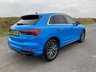 USED 2019 69 AUDI Q3 2.0 TFSI 40 S line SUV 5dr Petrol S Tronic quattro Euro 6 (s/s) (190 ps) ONLY TWO OWNERS FROM NEW - JUST 20,000 MILES - FULL AUDI SERVICE HISTORY - TURBO BLUE - 19" V SPOKE ALLOY WHEELS