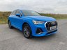 USED 2019 69 AUDI Q3 2.0 TFSI 40 S line SUV 5dr Petrol S Tronic quattro Euro 6 (s/s) (190 ps) ONLY TWO OWNERS FROM NEW - JUST 20,000 MILES - FULL AUDI SERVICE HISTORY - TURBO BLUE - 19" V SPOKE ALLOY WHEELS