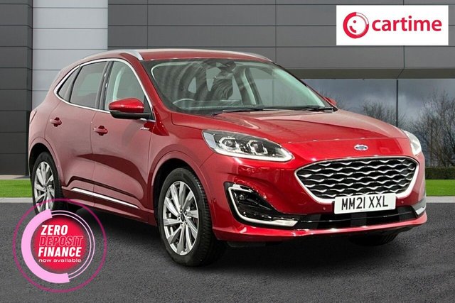 View our Ford Kuga 2.5 Duratec 14.4kWh Vignale SUV 5dr Petrol Plug-in Hybrid CVT Euro 6 (s/s) (225 ps) Touchscreen, Satellite Navigation, Apple CarPlay / Android Auto, Heated Seats, Heated Steering Wheel