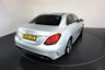 USED 2020 20 MERCEDES-BENZ C-CLASS 2.0 C220d AMG Line premium Saloon-FINISHED IN IRIDIUM SILVER WITH BLACK LEATHER UPHOLSTERY-SMARTPHONE INTEGRATION PACKAGE-REVERSE CAMERA-ACTIVE PARK ASSIST-CRUISE CONTROL-ELECTRIC FOLDING MIRRORS-DAB RADIO-AMBIENT LIGHTING-DYNAMIC LED HEADLIGHTS-HEATED SEATS-KEYLESS START-WIRELESS CHARGING-18