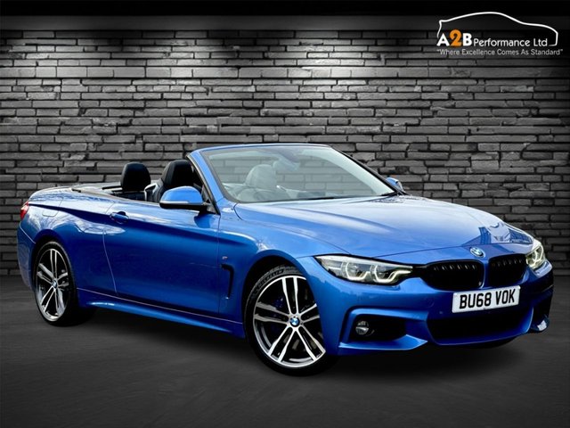 2018 68 BMW 4 Series 3.0 435d M Sport Convertible 2dr Diesel Auto xDrive Euro 6 (s/s) (313 ps)