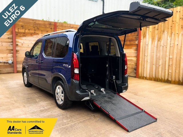 View our Peugeot Rifter 4 Seat Auto Wheelchair Accessible Disabled Access Vehicle WAV 