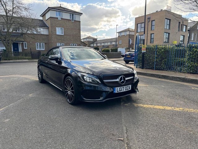 2017 17 MERCEDES-BENZ C-CLASS 2.0 C200 AMG Line Cabriolet 2dr Petrol G-Tronic+ Euro 6 (s/s) (184 ps) Reverse Camera, Electric Seats