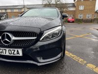 USED 2017 17 MERCEDES-BENZ C-CLASS 2.0 C200 AMG Line Cabriolet 2dr Petrol G-Tronic+ Euro 6 (s/s) (184 ps) Reverse Camera, Electric Seats