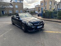 USED 2017 17 MERCEDES-BENZ C-CLASS 2.0 C200 AMG Line Cabriolet 2dr Petrol G-Tronic+ Euro 6 (s/s) (184 ps) Reverse Camera, Electric Seats