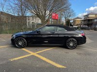 USED 2017 17 MERCEDES-BENZ C-CLASS 2.0 C200 AMG Line Cabriolet 2dr Petrol G-Tronic+ Euro 6 (s/s) (184 ps) Reverse Camera, Electric Seats