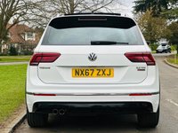 USED 2017 67 VOLKSWAGEN TIGUAN 2.0 TDI R-Line SUV 5dr Diesel DSG 4Motion Euro 6 (s/s) (150 ps) LOWMILES+SATNAV+PAN ROOF+LETHR