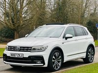 USED 2017 67 VOLKSWAGEN TIGUAN 2.0 TDI R-Line SUV 5dr Diesel DSG 4Motion Euro 6 (s/s) (150 ps) LOWMILES+SATNAV+PAN ROOF+LETHR