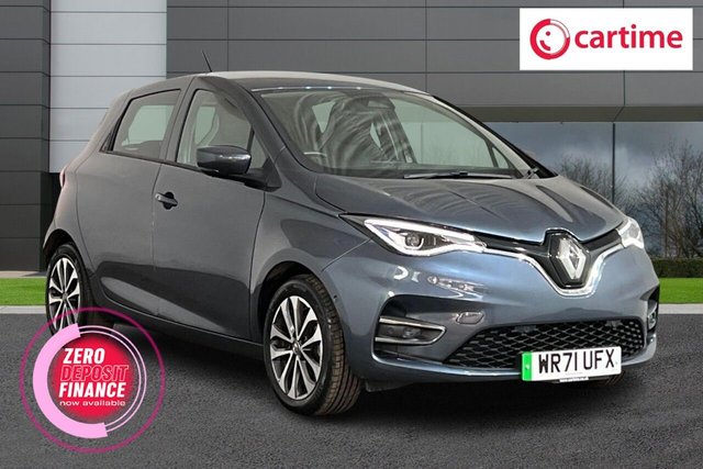 View our Renault Zoe R135 EV50 52kWh GT Edition Hatchback 5dr Electric Auto (Rapid Charge) (134 bhp) Touchscreen, Reverse Camera, Apple CarPlay / Android Auto, Satellite Navigation, DAB Digital Radio