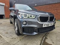 USED 2018 68 BMW X1 2.0 18d M Sport SUV 5dr Diesel Auto xDrive Euro 6 (s/s) (150 ps) Full Main Dealer History