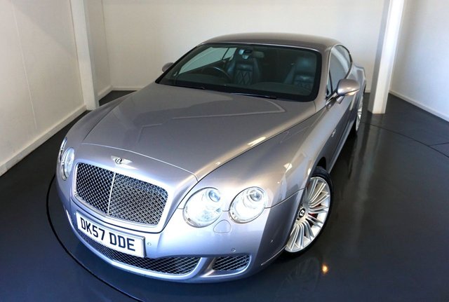2008 57 Bentley Continental 6.0 W12 GT Speed Coupe 2dr Petrol Automatic (396 g/km, 600 bhp)-Registered Jan 2008-12 Services On File-Fantastic Low Mileage Example-Finished In Silver Tempest With Beluga Hide-20