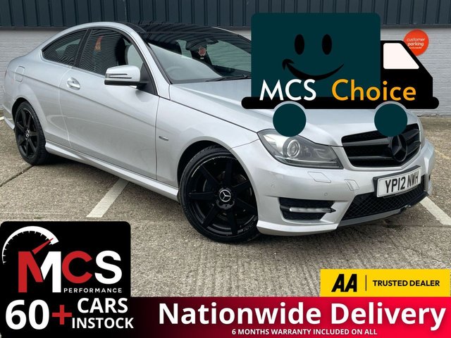 2012 12 MERCEDES-BENZ C-CLASS 2.1 C220 CDI BlueEfficiency AMG Sport Coupe 2dr Diesel G-Tronic+ Euro 5 (s/s) (170 ps) PAN ROOF