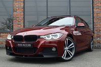 USED 2017 17 BMW 3 SERIES 3.0 335d M Sport Touring 5dr Diesel Auto xDrive Euro 6 (s/s) (313 ps) INDIVIDUAL RUBY RED / PAN ROOF