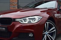 USED 2017 17 BMW 3 SERIES 3.0 335d M Sport Touring 5dr Diesel Auto xDrive Euro 6 (s/s) (313 ps) INDIVIDUAL RUBY RED / PAN ROOF