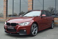 USED 2017 17 BMW 3 SERIES 3.0 335d M Sport Touring 5dr Diesel Auto xDrive Euro 6 (s/s) (313 ps) INDIVIDUAL RUBY RED / PAN ROOF