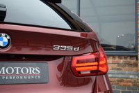 USED 2017 17 BMW 3 SERIES 3.0 335d M Sport Touring 5dr Diesel Auto xDrive Euro 6 (s/s) (313 ps) INDIVIDUAL RUBY RED / PAN ROOF