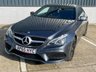 USED 2015 65 MERCEDES-BENZ E-CLASS 2.1 E220d BlueTEC AMG Line (Premium) Coupe 2dr Diesel G-Tronic+ Euro 6 (s/s) (177 ps) PAN ROOF / MEMORY PACK