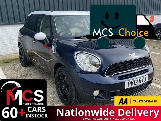 2012 12 MINI COUNTRYMAN 1.6 Cooper S SUV 5dr Petrol Steptronic ALL4 Euro 5 (184 ps) &pound;9140 FACTORY OPTIONS