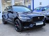 USED 2016 66 JAGUAR F-PACE 3.0 D300 V6 S BLACK PACK OPEN PAN ROOF SAT NAV CAMERA SUV 5DR DIESEL AUTO AWD EURO 6 (S/S) (300 BHP) PRIVACY~LEATHER~SAT NAV~CAMERA