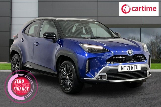 View our Toyota Yaris Cross 1.5 VVT-h Dynamic SUV 5dr Petrol Hybrid E-CVT Euro 6 (s/s) (116 ps) Reverse Camera, DAB Digital Radio/Bluetooth, Smartphone Integration, Adaptive Cruise Control, 8-Inch Media Display