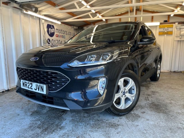 2022 22 FORD KUGA 1.5T EcoBoost Zetec SUV 5dr Petrol Manual Euro 6 (s/s) (150 ps)+1 OWNER FROM NEW+FSH+2KEYS+HALF LEATHER SEATS+MEDIA+APPS+NEW SHAPE 2 KEYS+1 OWNER FROM NEW+FSH+PARKING SENSORS+BLUETOOTH+MEDIA+NAV+USB+AUX+DAB+ALLOYS+CRUISE+HPI CLEAR