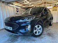 USED 2022 22 FORD KUGA 1.5T EcoBoost Zetec SUV 5dr Petrol Manual Euro 6 (s/s) (150 ps)+1 OWNER FROM NEW+FSH+2KEYS+HALF LEATHER SEATS+MEDIA+APPS+NEW SHAPE 2 KEYS+1 OWNER FROM NEW+FSH+PARKING SENSORS+BLUETOOTH+MEDIA+NAV+USB+AUX+DAB+ALLOYS+CRUISE+HPI CLEAR
