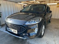 USED 2022 22 FORD KUGA 1.5T EcoBoost Zetec SUV 5dr Petrol Manual Euro 6 (s/s) (150 ps)+1 OWNER FROM NEW+FSH+2KEYS+HALF LEATHER SEATS+MEDIA+APPS+NEW SHAPE 2 KEYS+1 OWNER FROM NEW+FSH+PARKING SENSORS+BLUETOOTH+MEDIA+NAV+USB+AUX+DAB+ALLOYS+CRUISE+HPI CLEAR