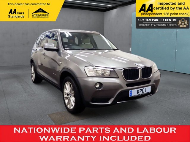 2013 63 BMW X3 2.0 20d SE SUV 5dr Diesel Auto xDrive Euro 5 (s/s) (184 ps) ***DRIVE AWAY TODAY*** NATIONWIDE PARTS & LABOUR WARRANTY INCLUDED + 12 MONTHS AA BREAKDOWN FREE